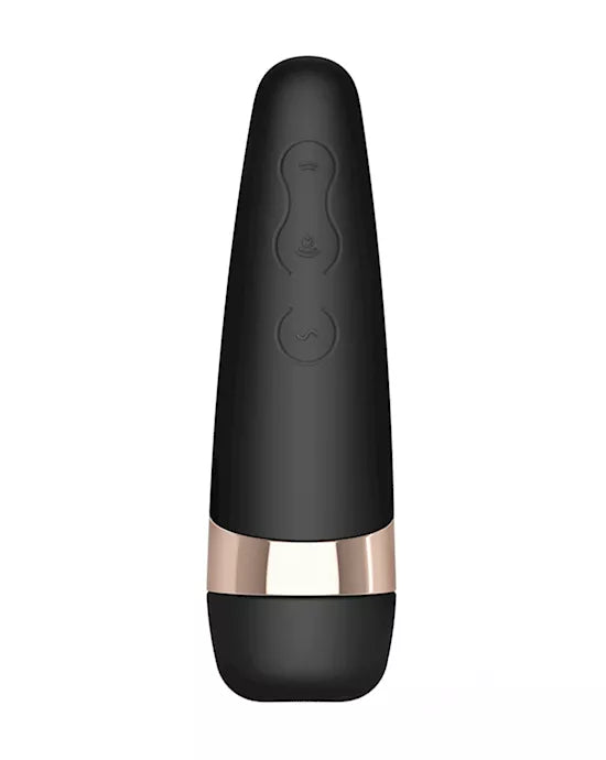 Satisfyer Pro 3 Plus Air-Pulse Clitoral Stimulator - Black/Gold