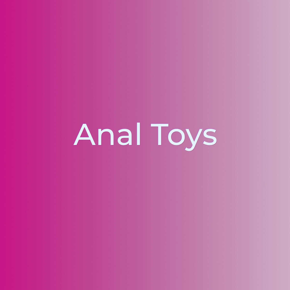 Anal Toys