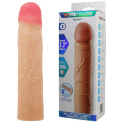 Pretty Love Realistic Penis Sleeve - Kylian 7.1"
