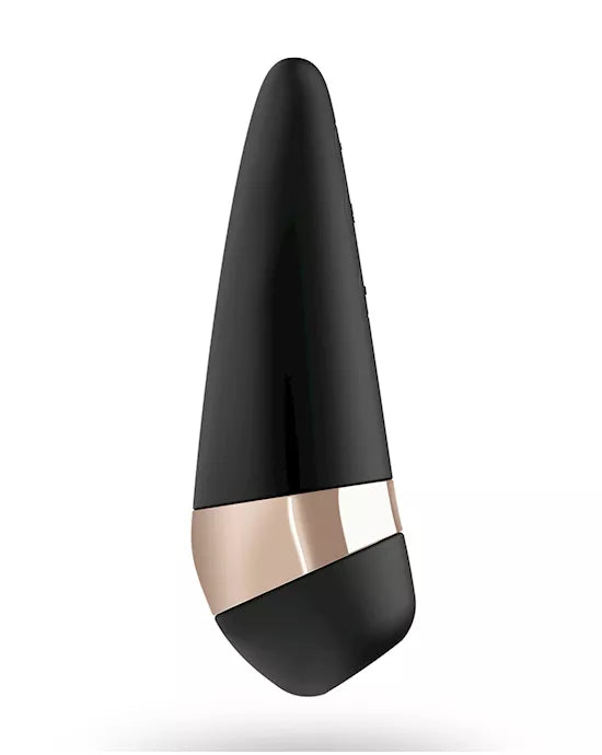 Satisfyer Pro 3 Plus Air-Pulse Clitoral Stimulator - Black/Gold