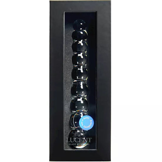 Lucent Celeste Beaded Glass Wand - Clear