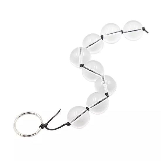Glass Anal Beads - Large