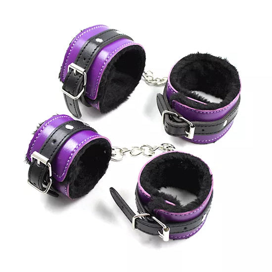 Deep Lust Bondage Kit - Purple/Black