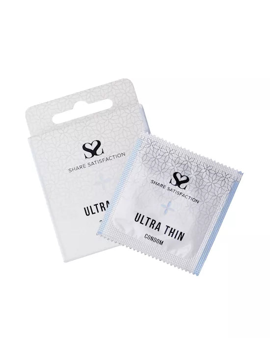 Share Satisfaction Ultra Thin Condoms - 3 Pack