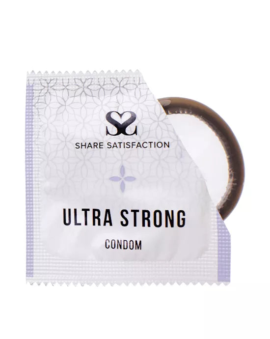Share Satisfaction Ultra Strong Condoms - 3 Pack
