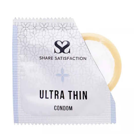 Share Satisfaction Ultra Thin Condoms - 12 Pack