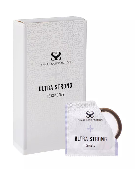 Share Satisfaction Ultra Strong Condoms - 12 Pack
