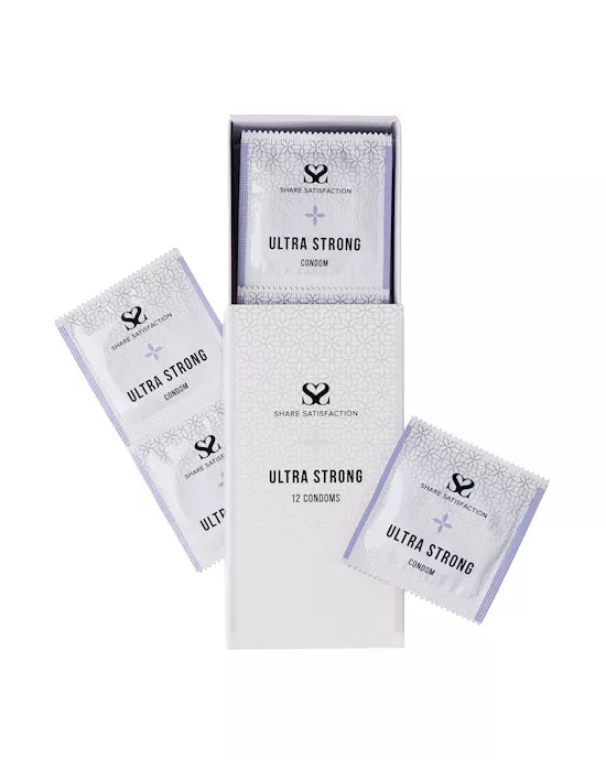 Share Satisfaction Ultra Strong Condoms - 12 Pack