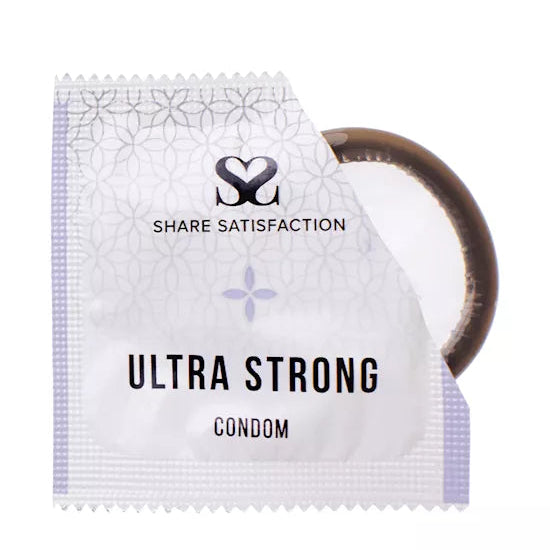 Share Satisfaction Ultra Strong Condoms - 12 Pack