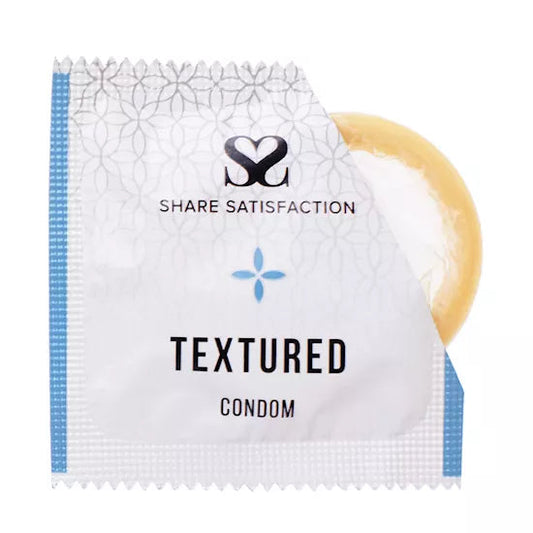 Share Satisfaction Textured Condoms - 12 Pack