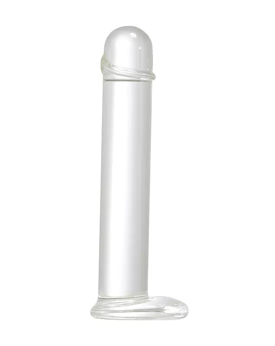 Sukra Giant 8 Inch Glass Dildo - Clear