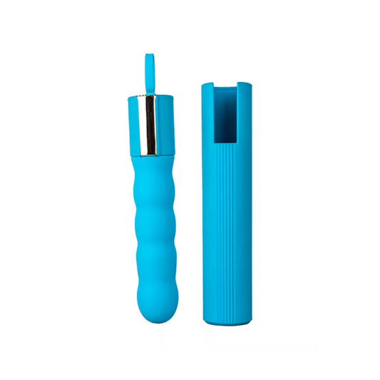 Nood Sora Beaded Silicone Vibrator - Blue