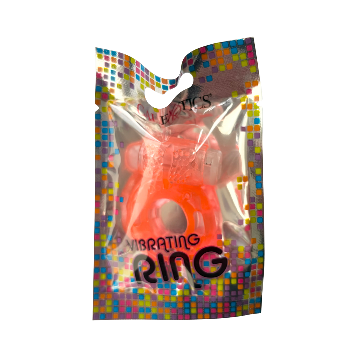 CalExotics Vibrating Ring - Textured Cock Ring (Single Foil Pack)