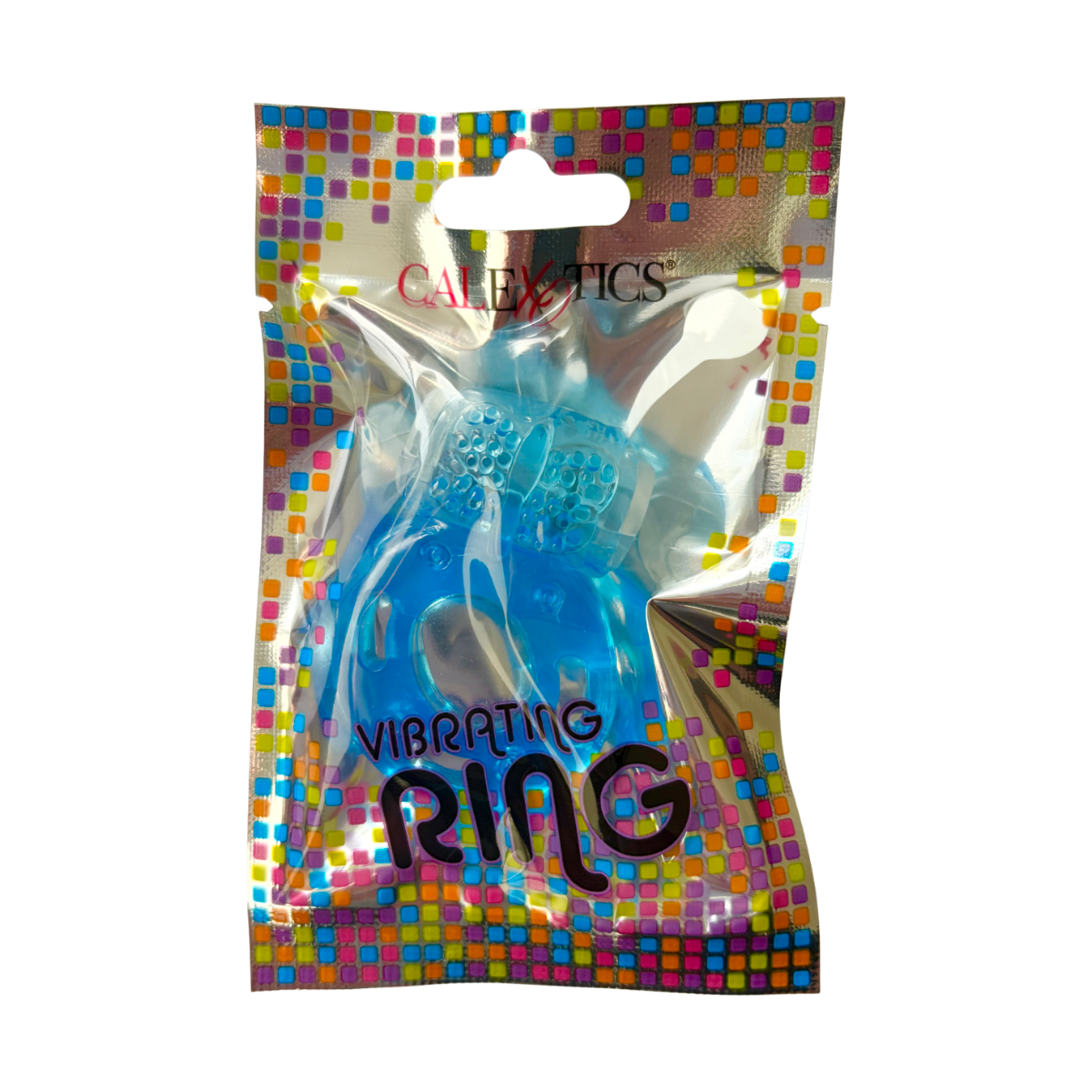 CalExotics Vibrating Ring - Textured Cock Ring (Single Foil Pack)