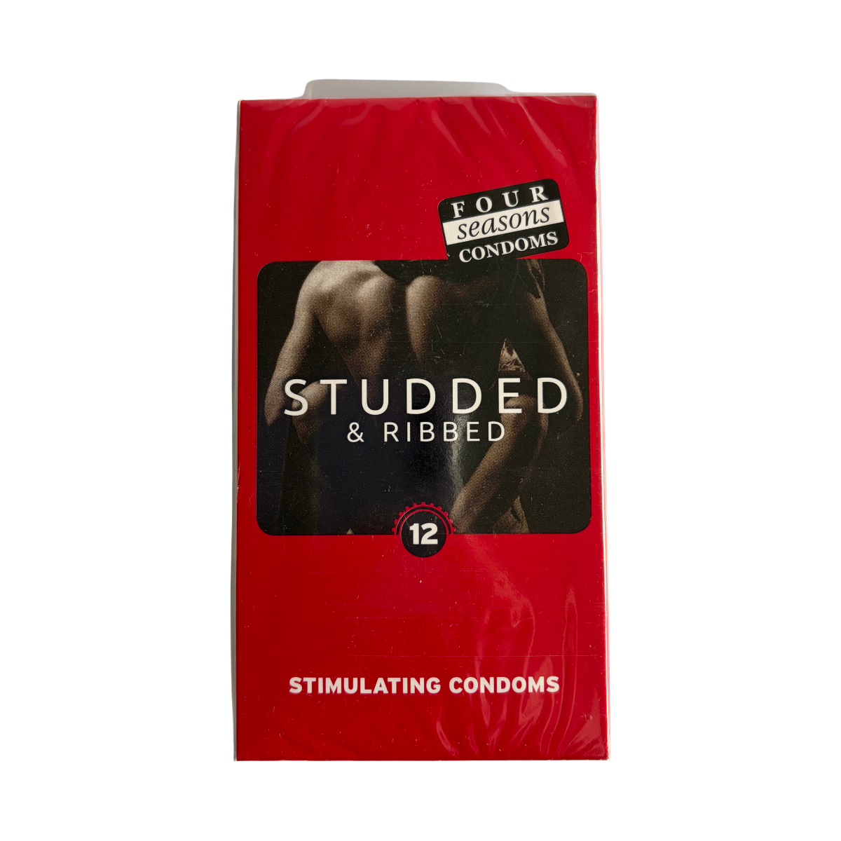 Four Seasons Studded & Ribbed Condoms - 12 Pack