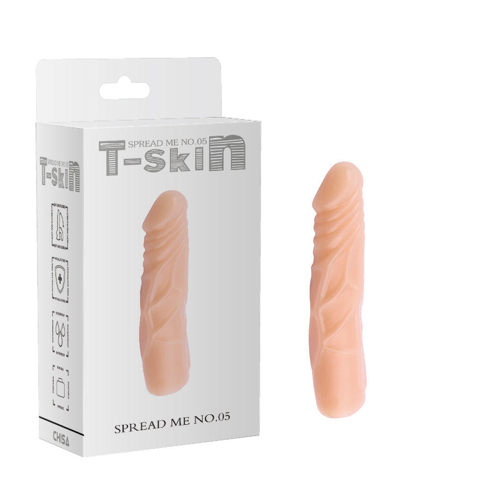 T-Skin Spread Me No.5 Realistic Dildo - 17.7cm