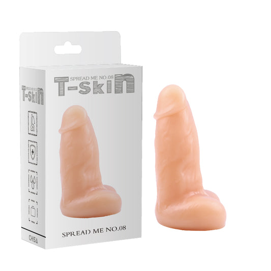 T-Skin No.8 Spread Me Realistic Dildo - 12cm