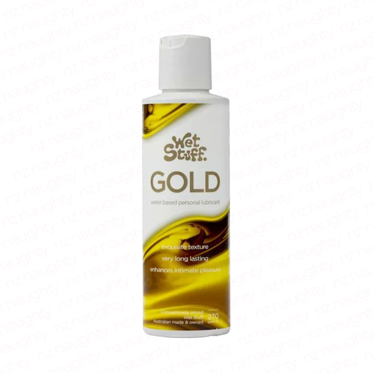 Wet Stuff Gold Water-Based Lubricant 270g Pop Top